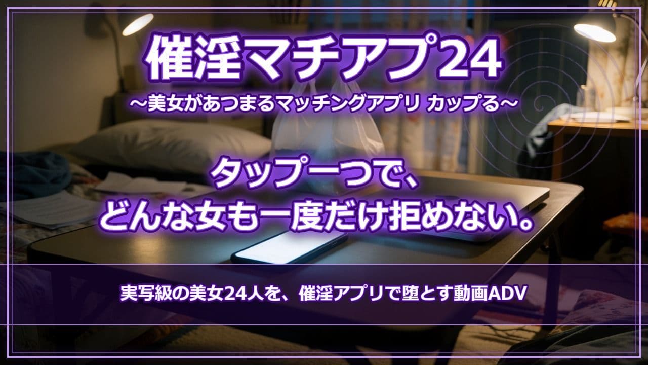 【スマホ対応】催淫マチアプ24 〜美女があつまるマッチングアプリ カップる〜 サンプル1