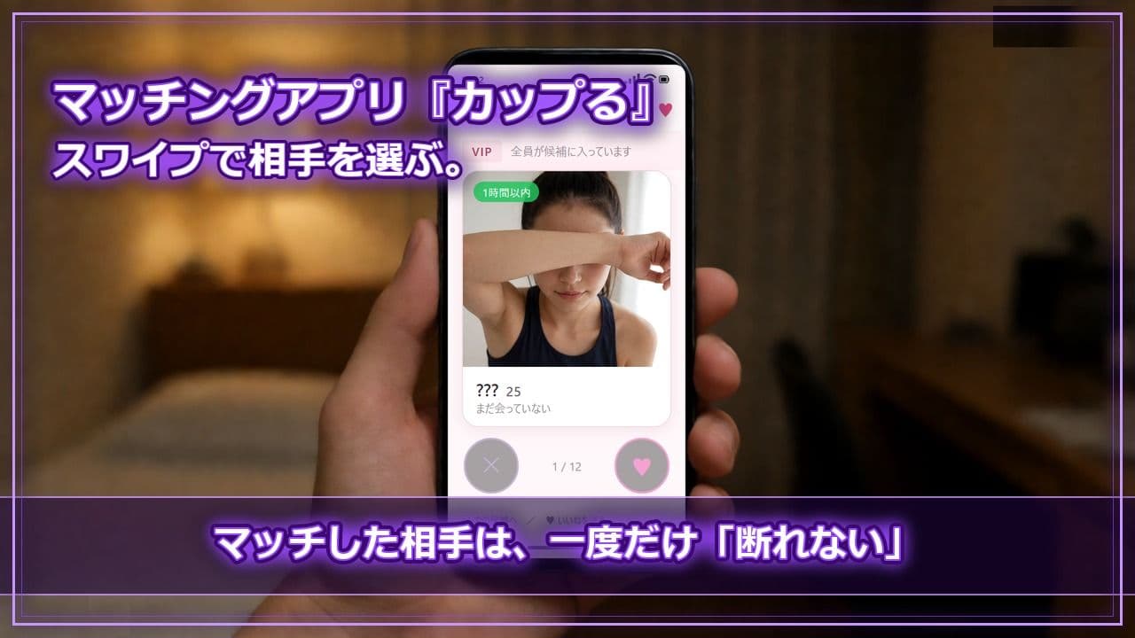 【スマホ対応】催淫マチアプ24 〜美女があつまるマッチングアプリ カップる〜 サンプル2