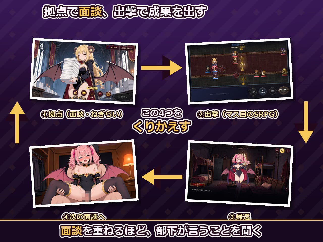 サキュバス新規事業部 〜問題児だらけの魔王軍で、振り回されて、搾られて、出世する〜 サンプル3