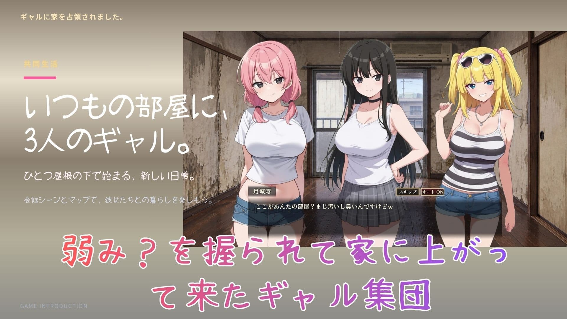 ギャルに家を占領されました。 サンプル1