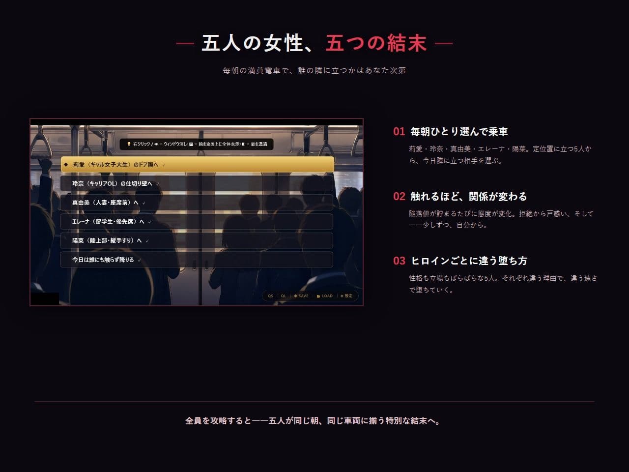 痴〇調教電車〜お触りで心が堕ちていく女たち〜 サンプル2