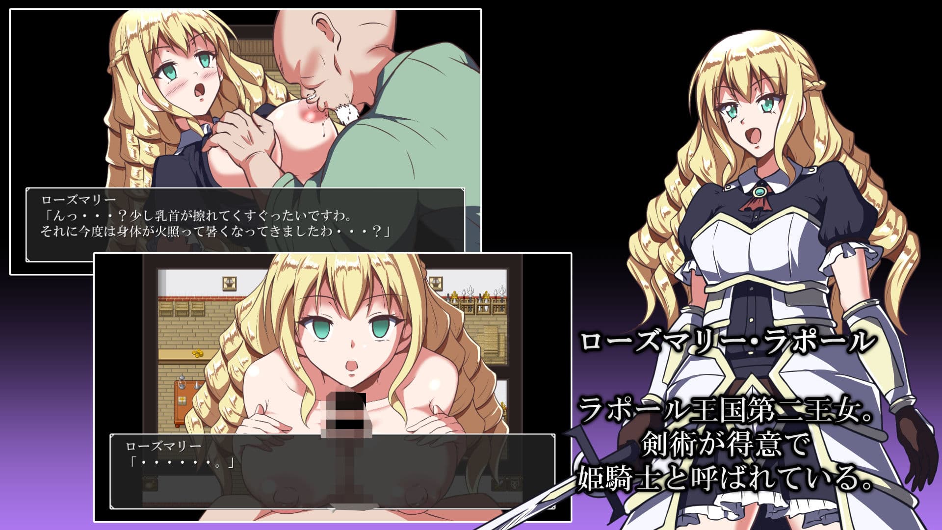 姫騎士ローズマリーと精神支配魔法 サンプル4
