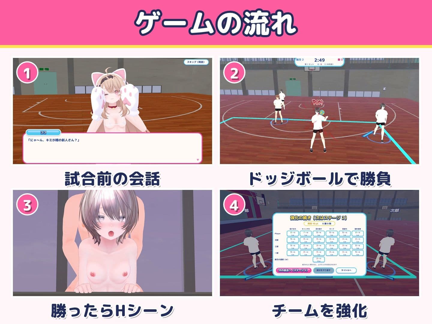 ドキドキ！ガールズドッジ！ サンプル8