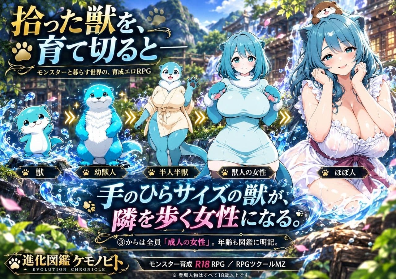 進化図鑑ケモノビト〜相棒と巡る進化の物語〜 サンプル1
