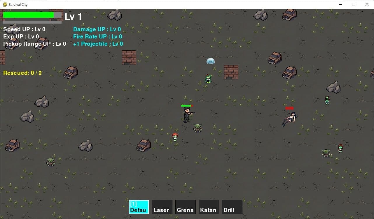 Survival City 〜逃げ遅れた人を助けて情報を集め、この街から脱出〜 サンプル3