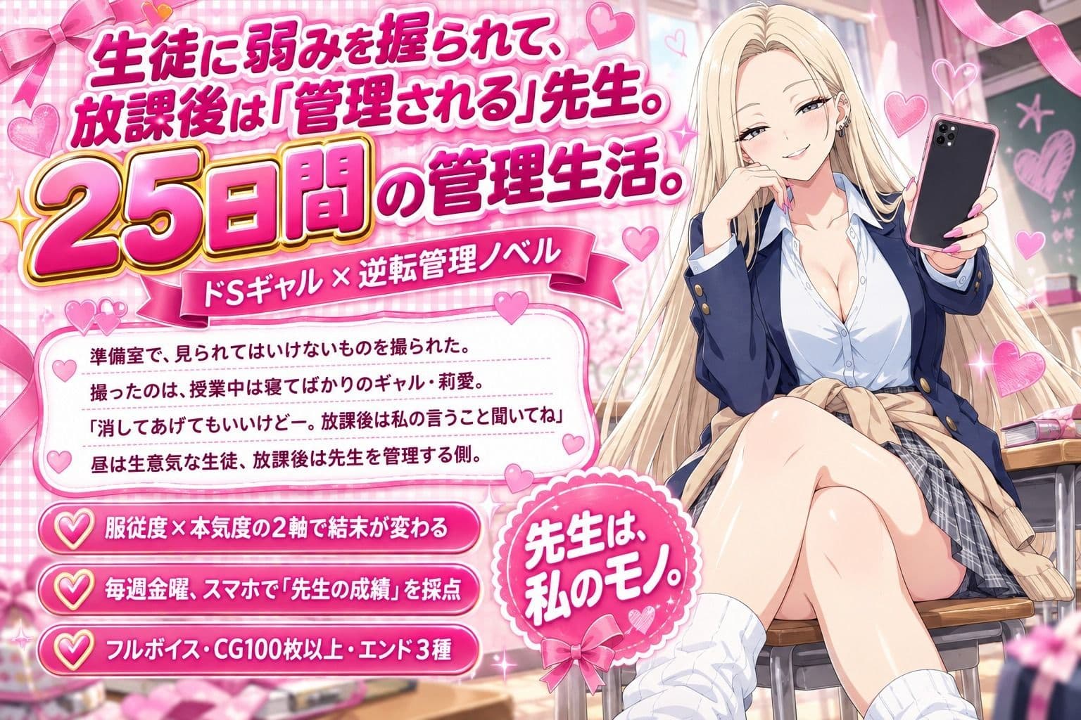 ドSギャルの放課後管理 ―先生は私のモノ― サンプル1