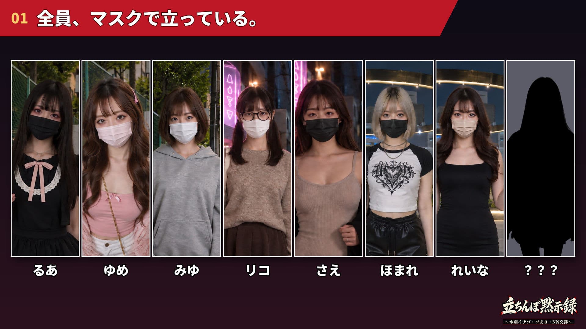 立ちんぼ黙示録 〜ホ別イチゴ・ゴあり・NN交渉〜 サンプル1