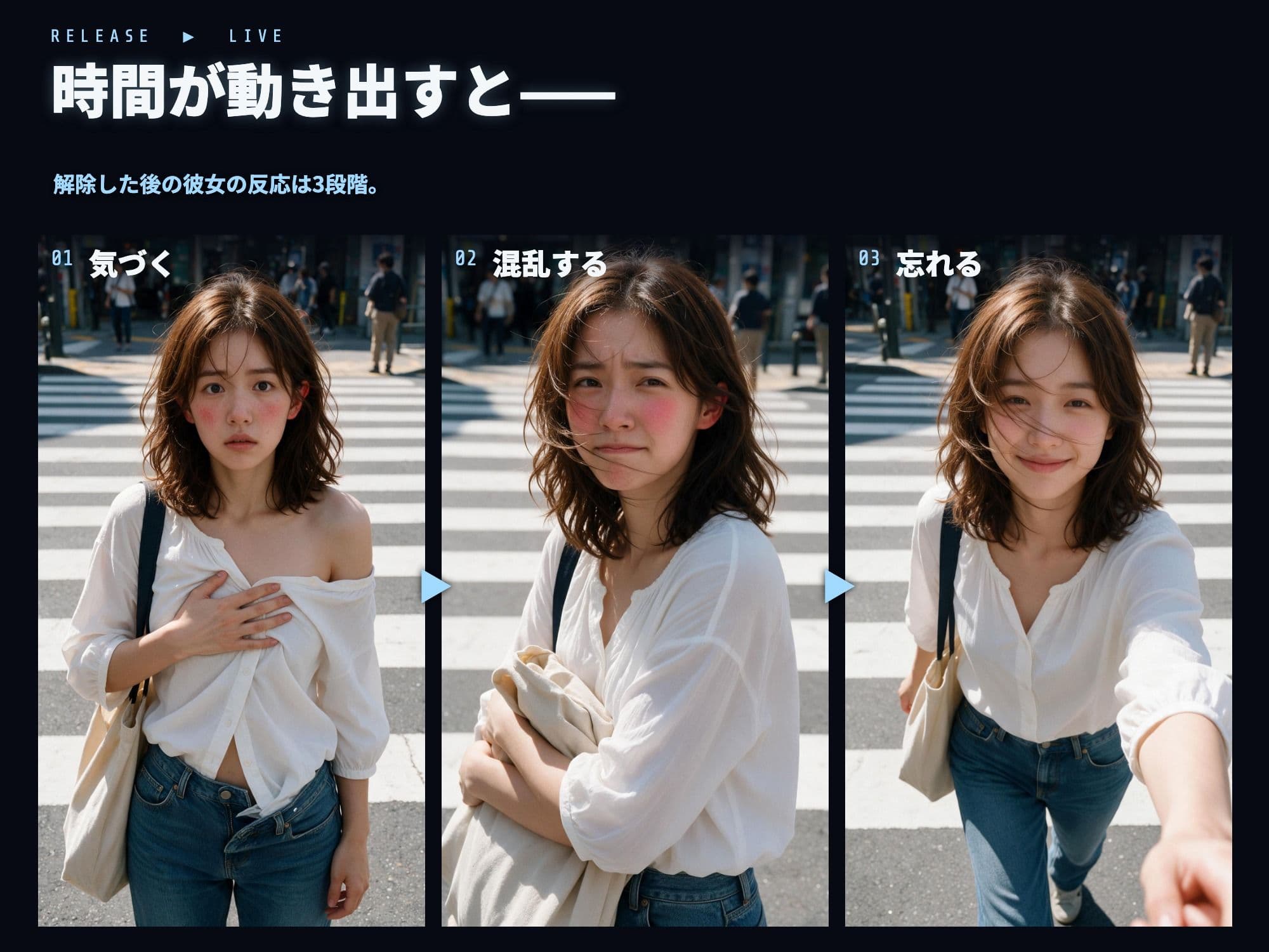 時間よ止まれ！街ゆく美女50人を止めてヤる サンプル9