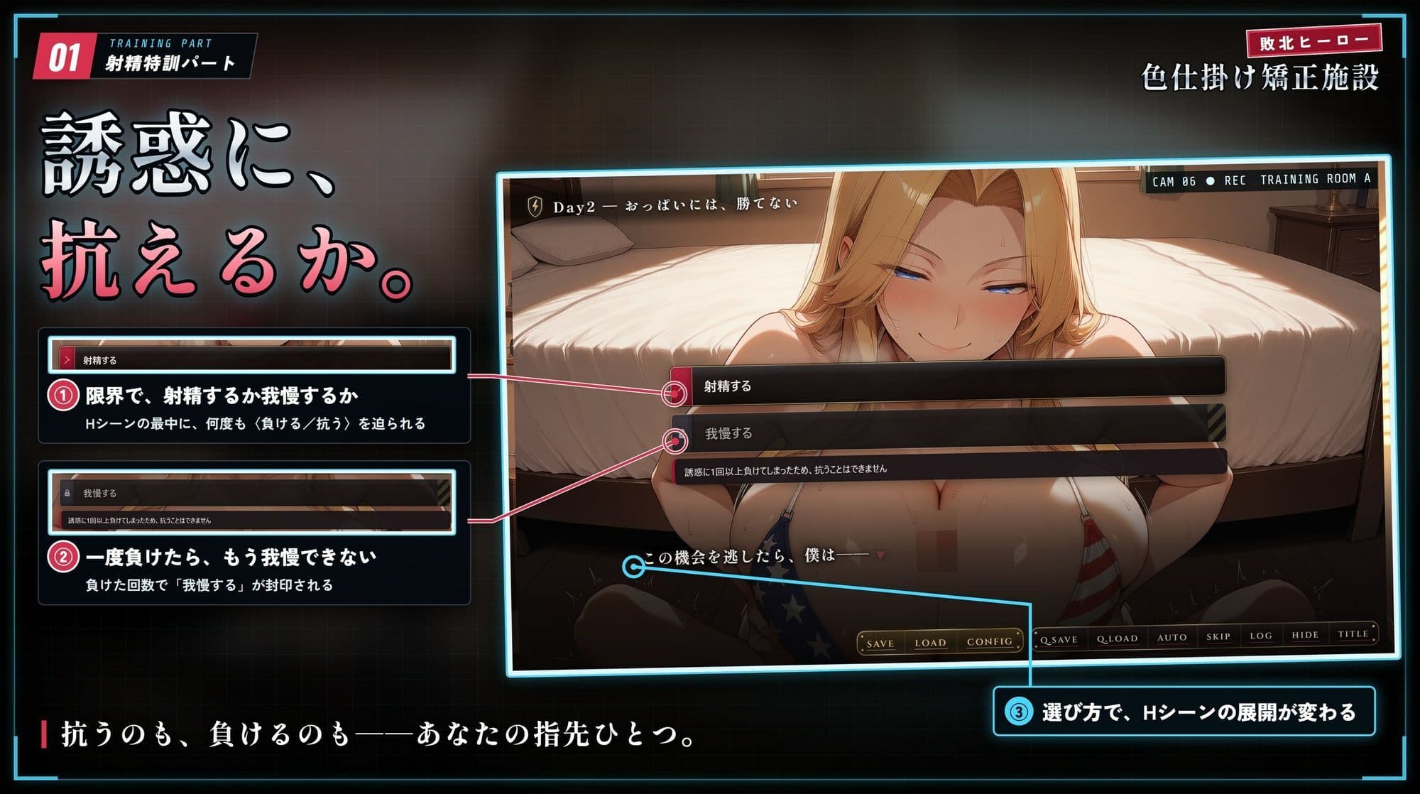敗北ヒーロー色仕掛け矯正施設 〜ハニトラだらけのザコマゾ特訓〜 サンプル5