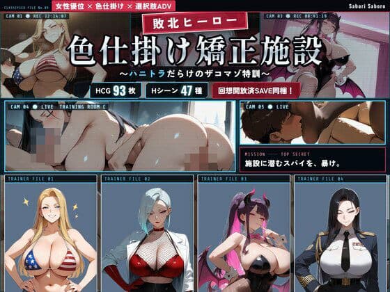 敗北ヒーロー色仕掛け矯正施設 〜ハニトラだらけのザコマゾ特訓〜