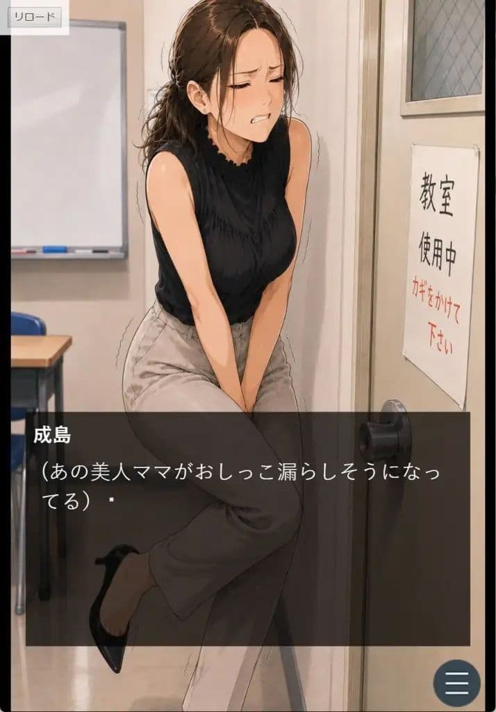 「トイレに行かせて」 美人シンママの限界放尿 サンプル3
