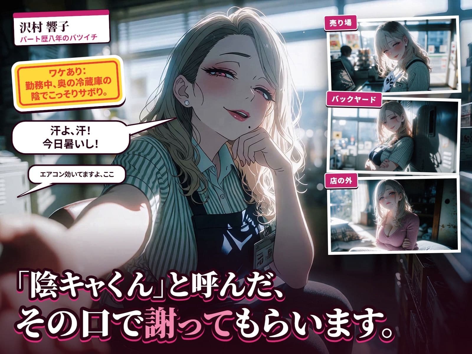 ワケあり人妻パート、夕方シフトで弱み握りました。 サンプル3