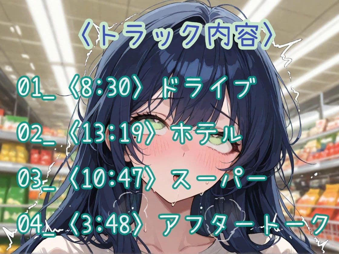 久しぶりに会った年上彼女とのドライブデート サンプル3