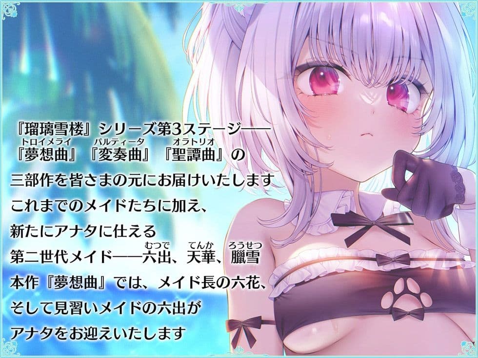 瑠璃雪楼の夢想曲 メイド長六花と見習いメイド六出の憩い【KU100ハイレゾ】 サンプル2