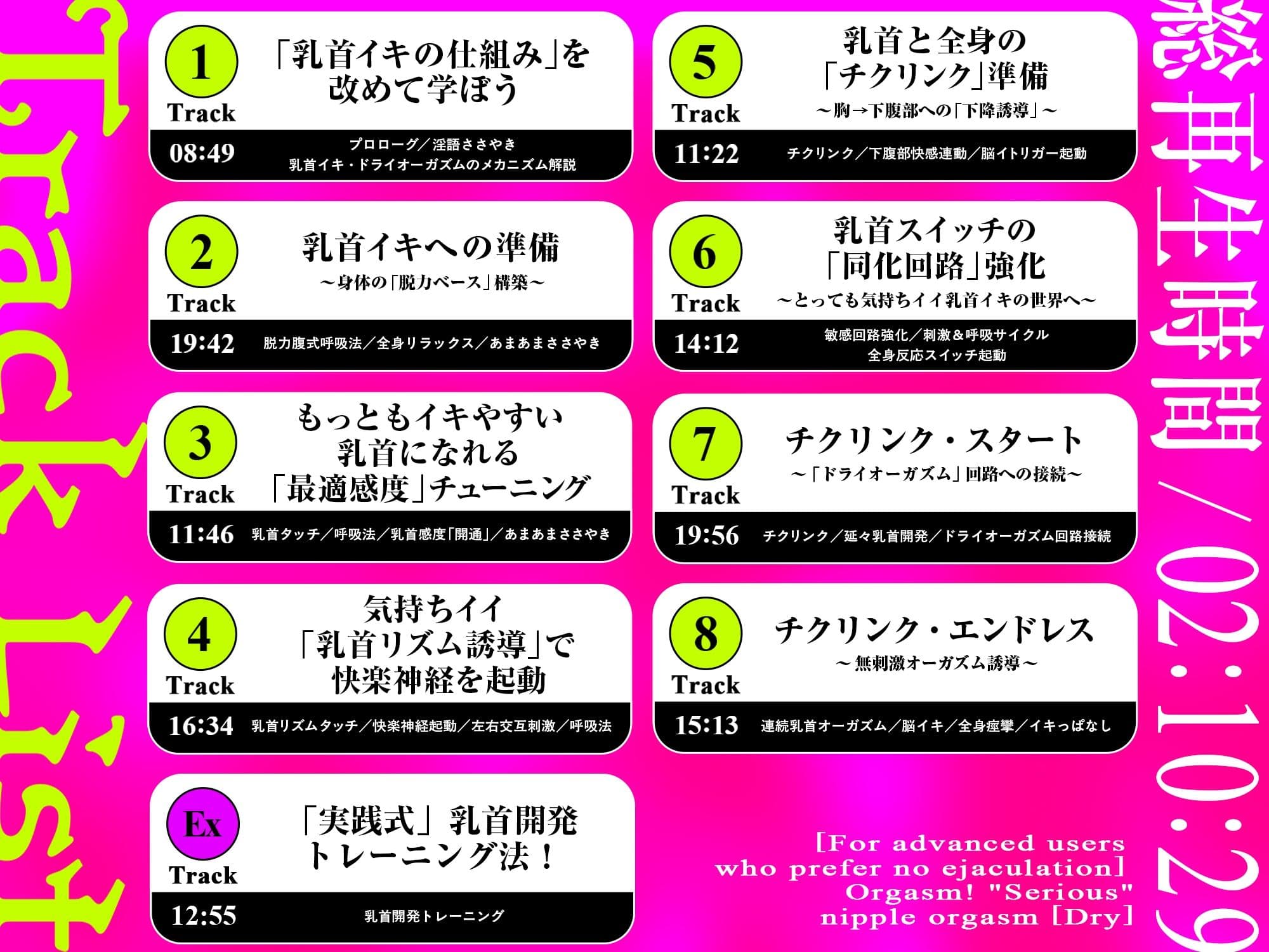 【ドライ】絶頂！「本気の」乳首オーガズム〜乳首弄りが気持ちよすぎて痙攣イキが止まらなくなる〜【射精なし上級者向け】 サンプル9
