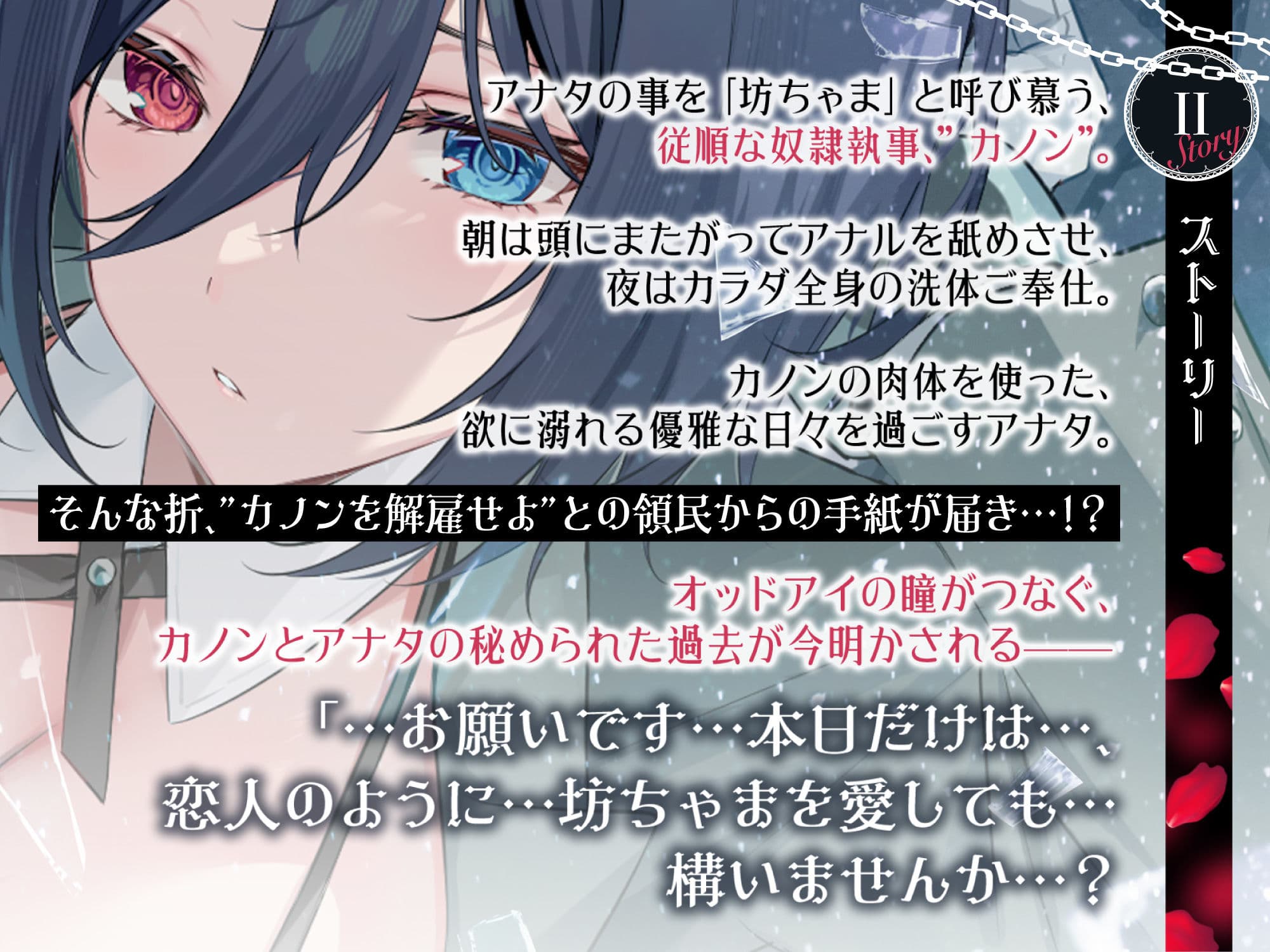 低音ボイス奴○執事。ZWEI「…カノンはあの日から…坊ちゃまだけの…女なのです…。 サンプル3