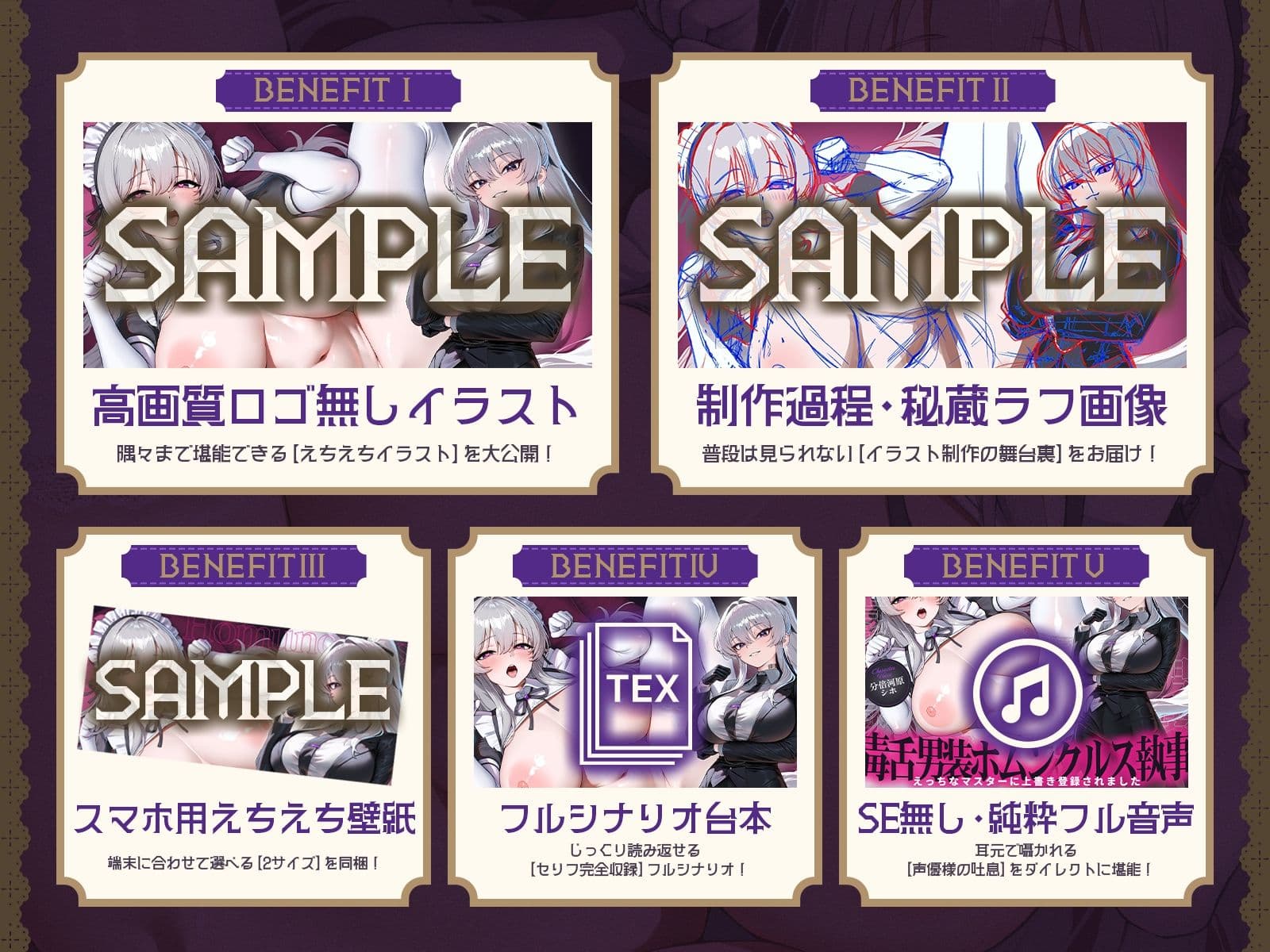 【メイド化】毒舌男装ホムンクルス執事は、えっちなマスターに上書き登録されました。（KU100収録作品） サンプル5