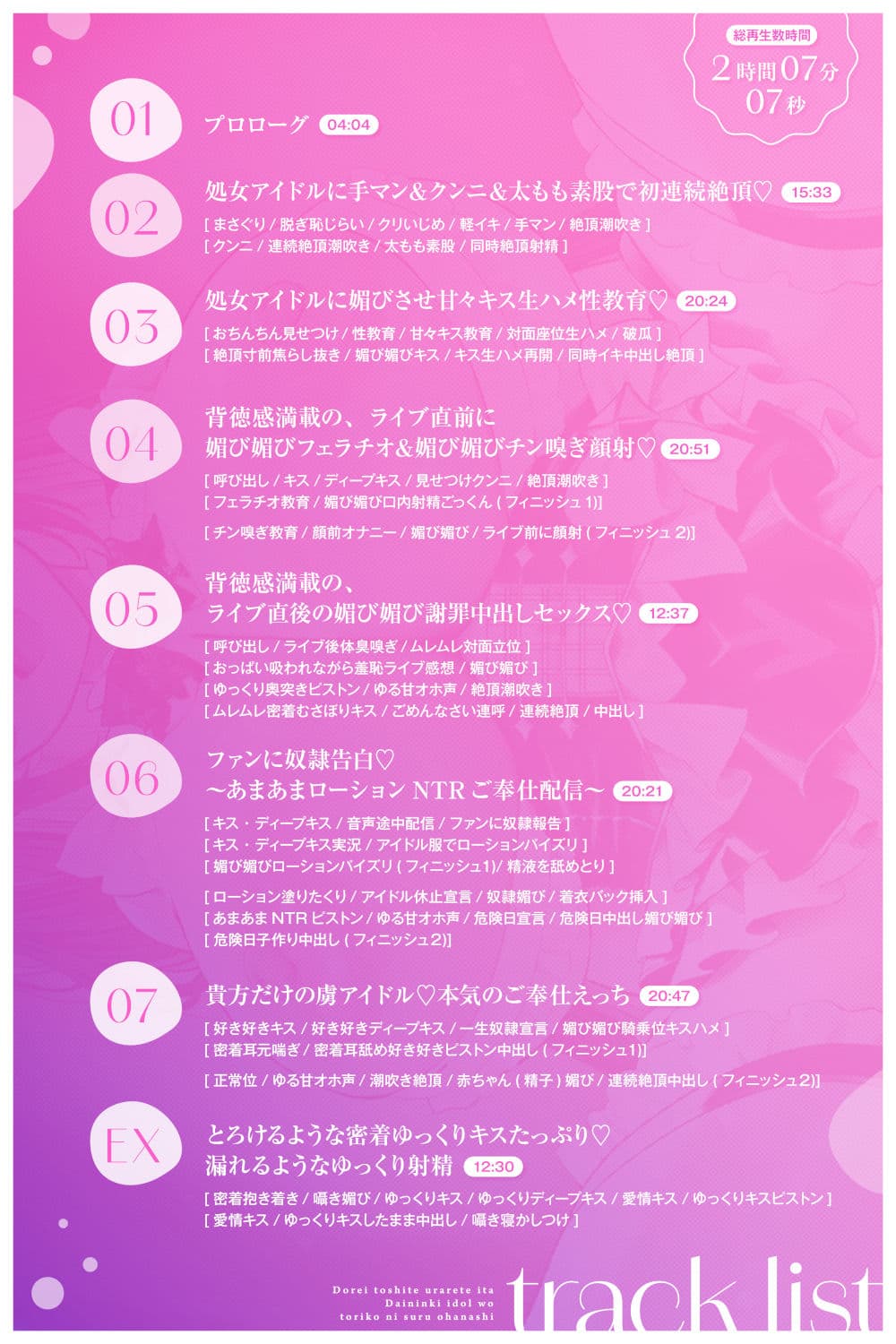 【媚び媚び性教育2】奴●として売られていた大人気アイドルを虜にするお話【キス大好き奴●】 サンプル4