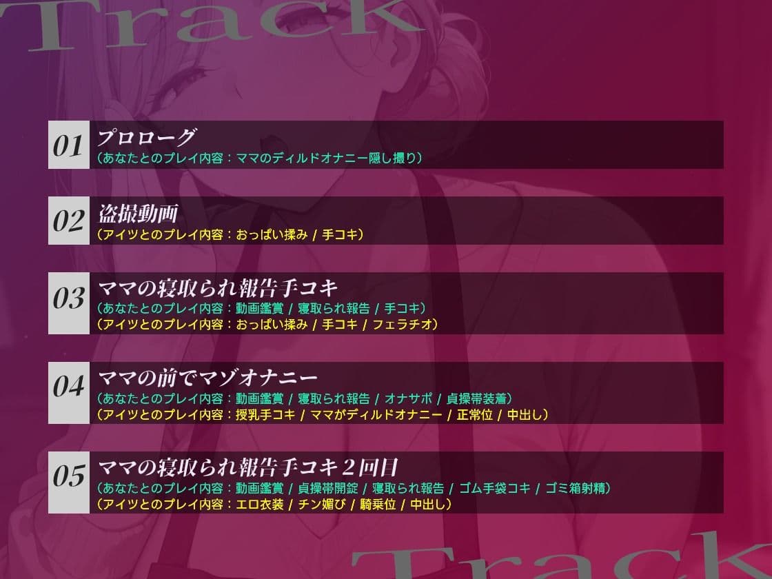 【音声版】嫌いなアイツに堕ちたママ 隠し撮りから始まる見せつけ寝取られ調教 サンプル4