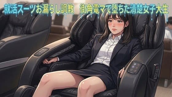 就活スーツお漏らし調教  街角電マで堕ちた清楚女子大生