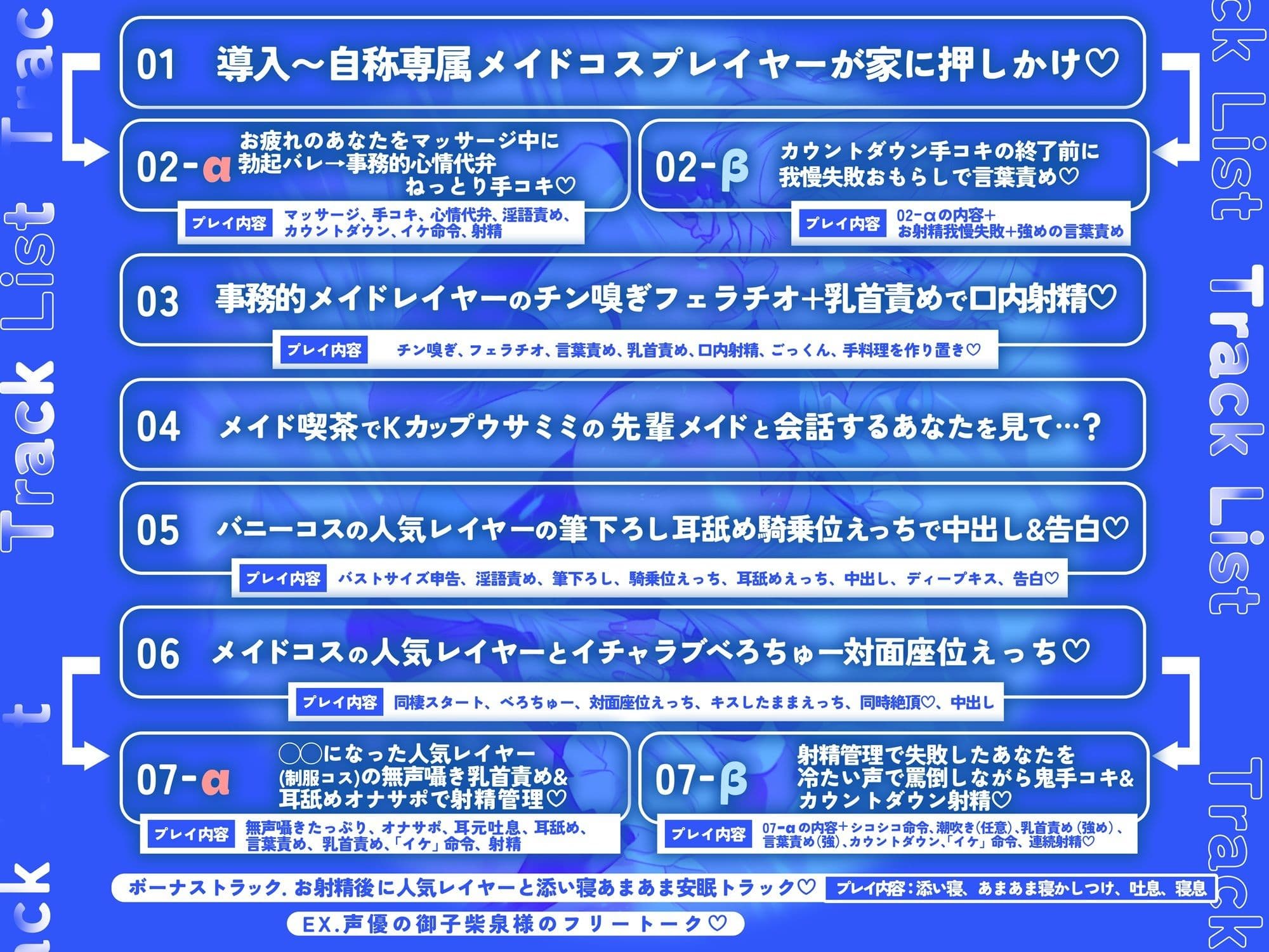 【逆転なし×敗北分岐ルート】あなたを大好きな有名コスプレイヤー兼メイドカフェの人気キャストに事務的だけど好感度MAXなオナサポや筆おろし サンプル3