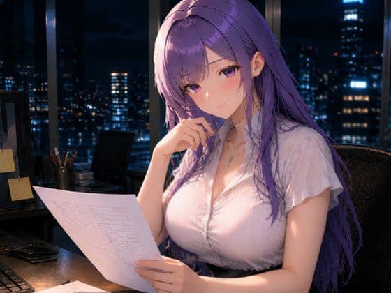 紫髪のOLゆかりちゃんの囁きボイス