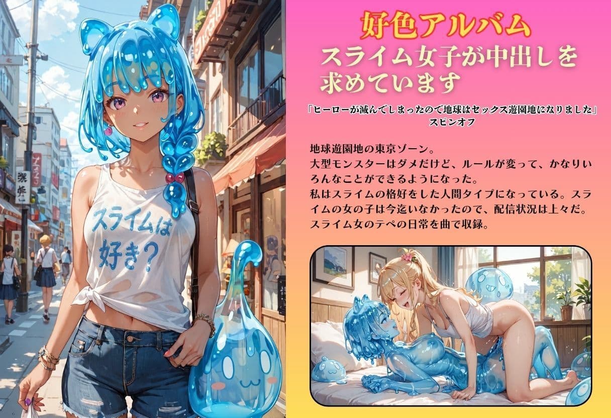 【隠語エロ歌】好色アルバム  スライム女子が中出しを求めています サンプル2