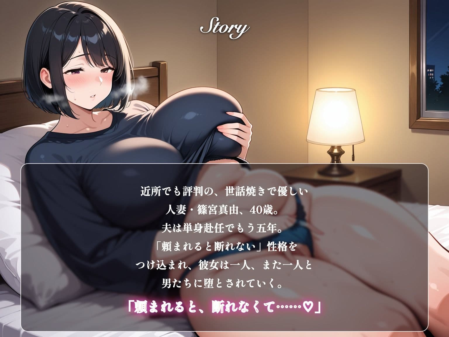 【総集編5時間以上】断れない人妻〜断れないまま堕ちていく〜（本編5時間以上＋各シーンイラスト付100枚以上） サンプル2