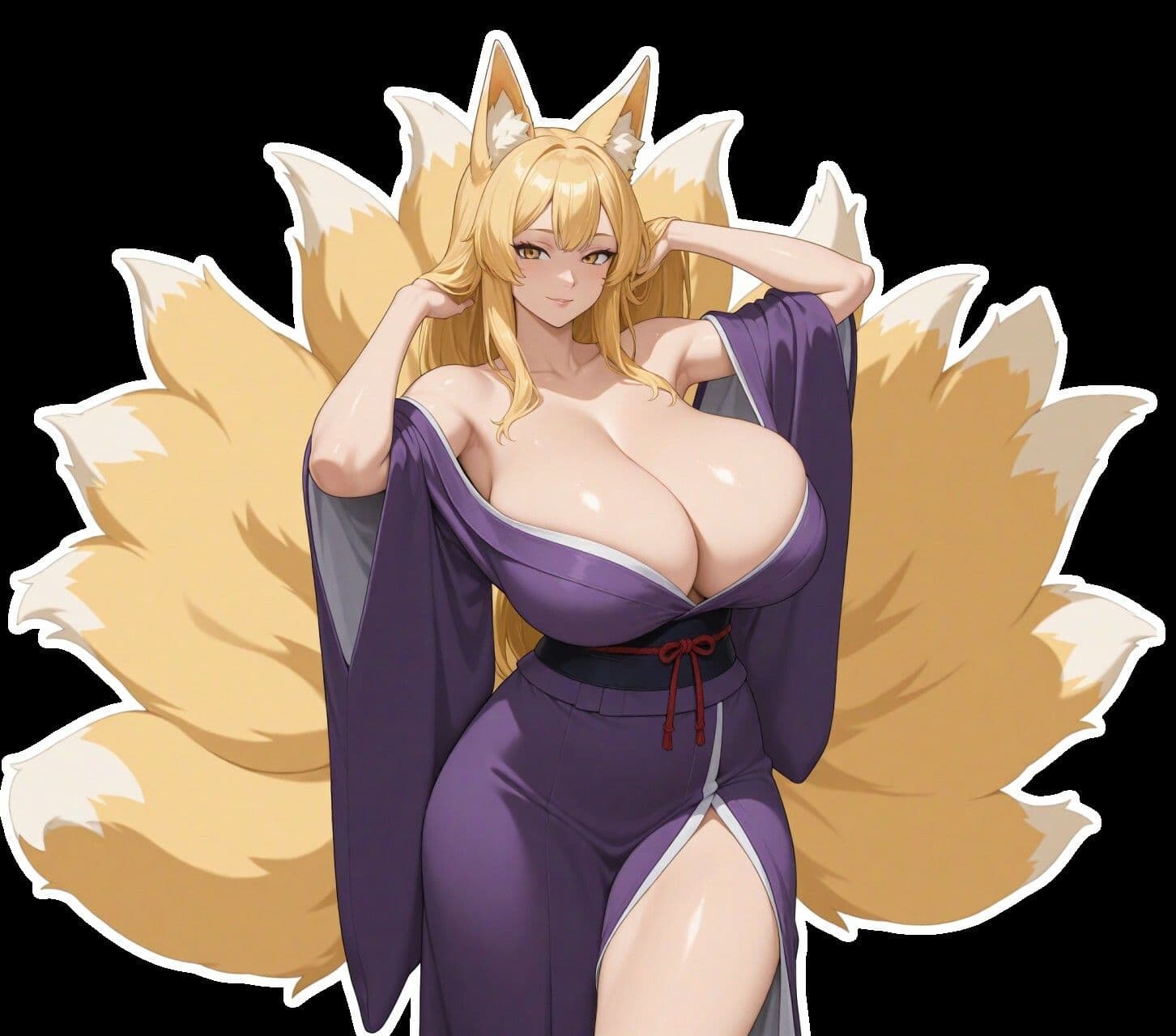 【上位存在】爆乳お狐様に一方的に愛され、一生孕ませ交尾させられる話【ファンタジー/男性受け】 サンプル6