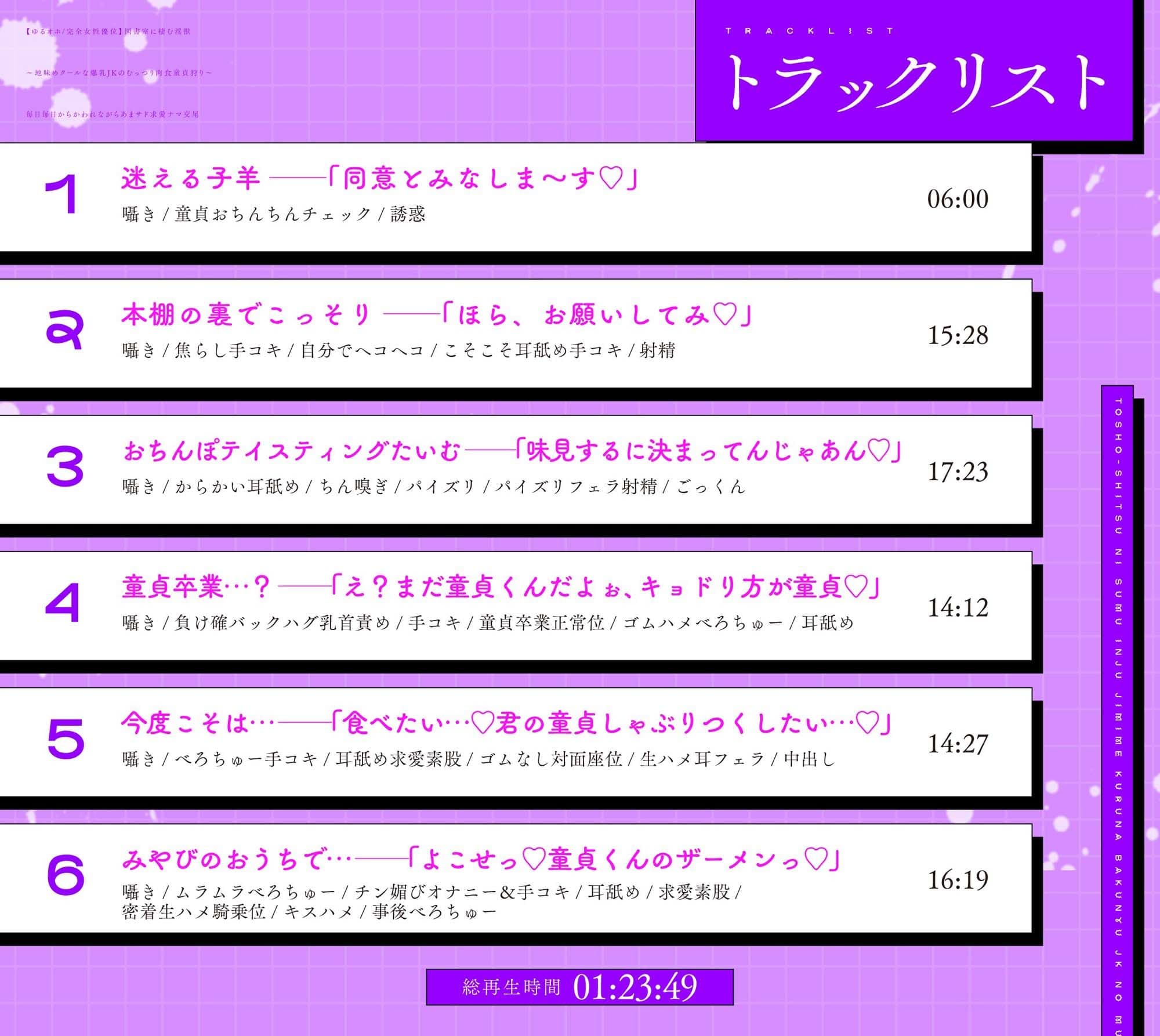 【ゆるオホ/完全女性優位】 図書室に棲む淫獣 〜地味めクールな爆乳JKのむっつり肉食童貞狩り〜 毎日毎日からかわれながらあまサド求愛ナマ交尾 サンプル5