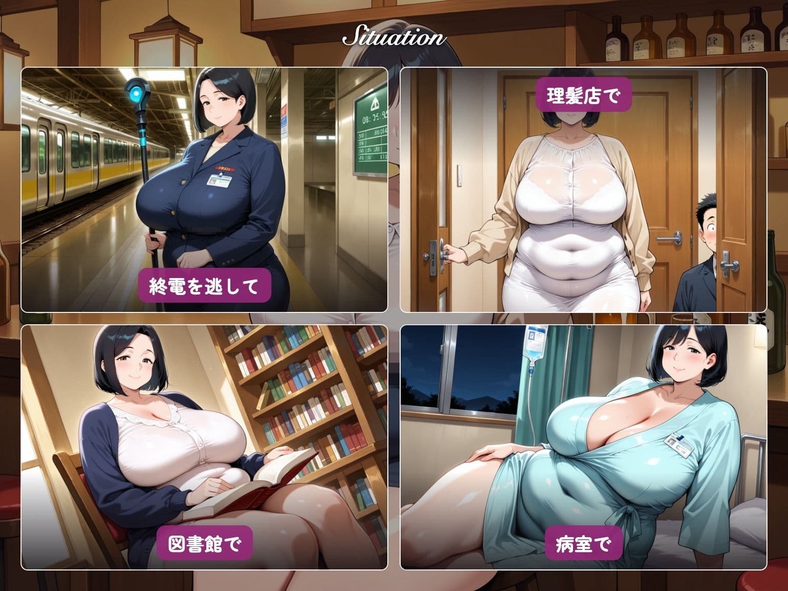 【総集編319分】絶対に断れない人妻 第三巻 〜私から誘った9つの夜〜（CG63枚付） サンプル4