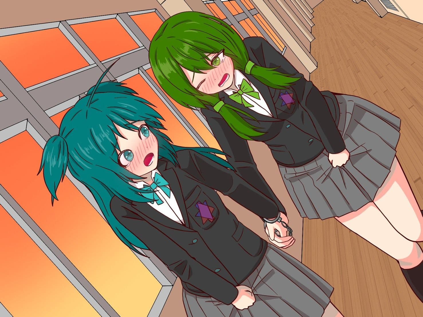 【おしっこ我慢】手錠で繋がれた楼莉と菜樹が尿意と尿意を我慢する話 〜ADV式音声作品〜 サンプル1