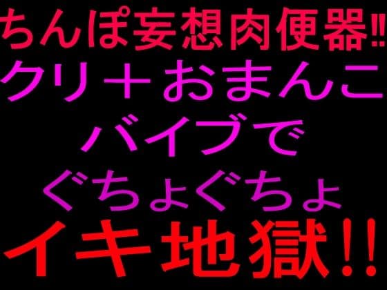 ちんぽ妄想肉便器！！クリ＋おまんこバイブでぐちょぐちょイキ地獄！！