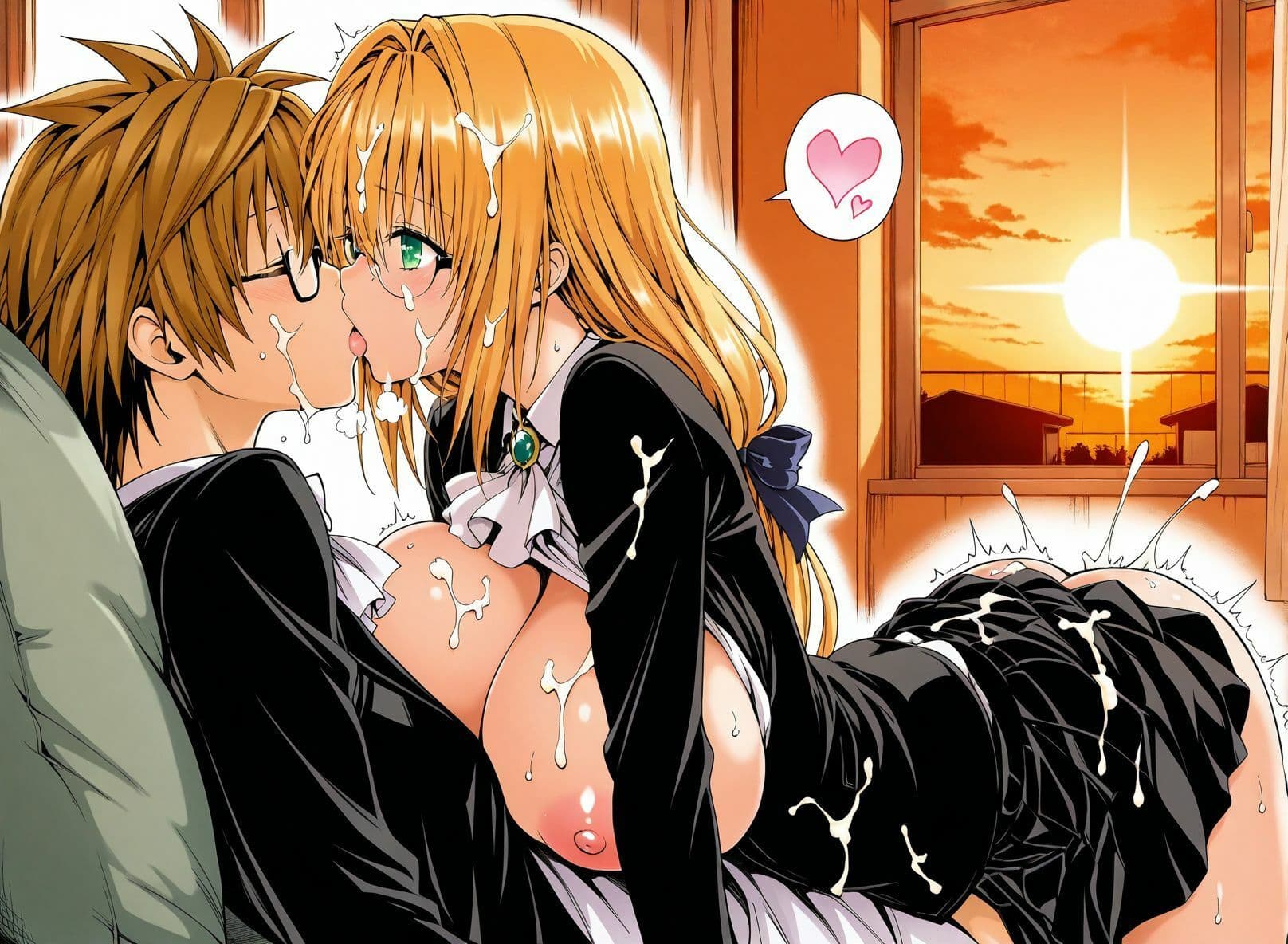【アクシデンTo LOVE】【ボイス作品TLT1対応】【教師服】【処女、初体験】金髪巨乳ドジっ子天然美人教師ティア先生とお互い初体験ラブラブあまあまエッチ サンプル8