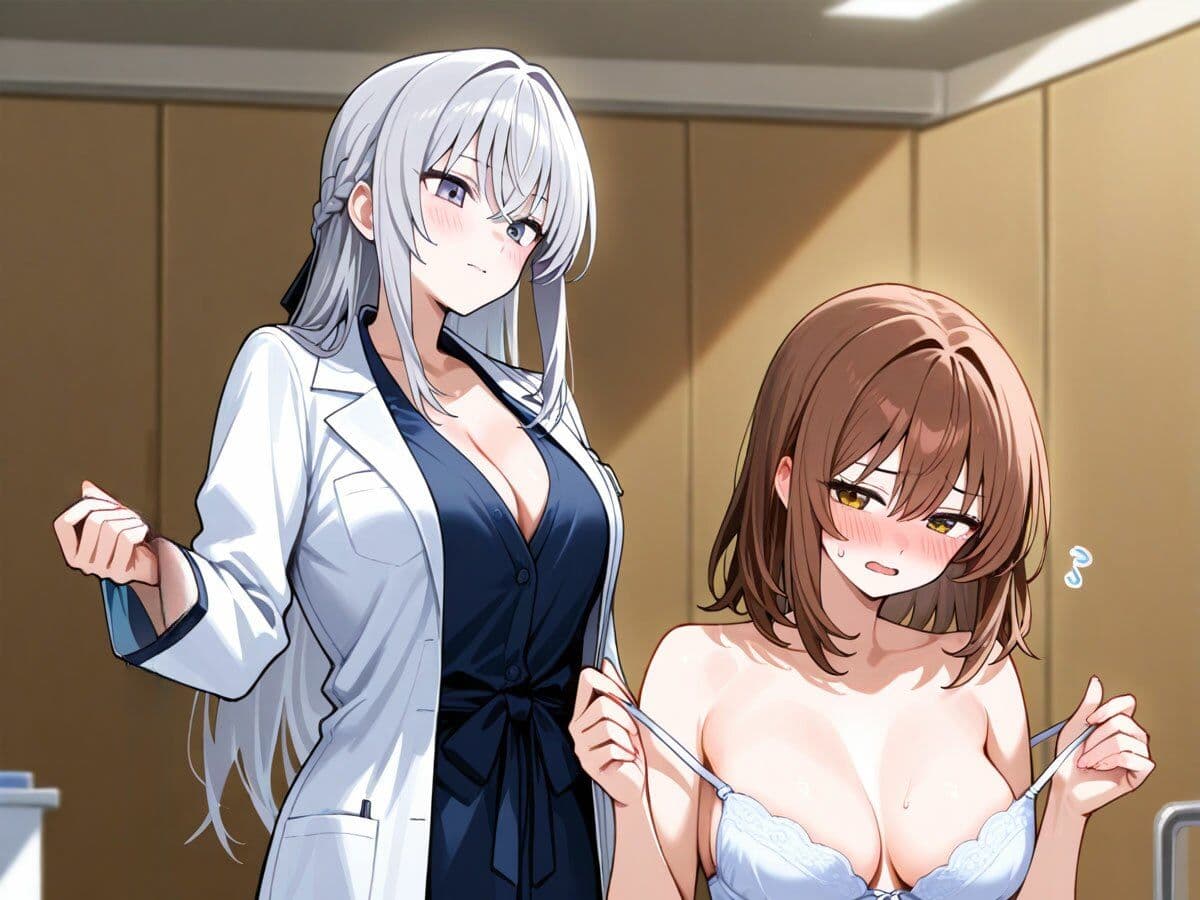 【NTR 百合】セックスレスで悩む妻が美人巨乳カウンセラーに寝取られた‥ サンプル4