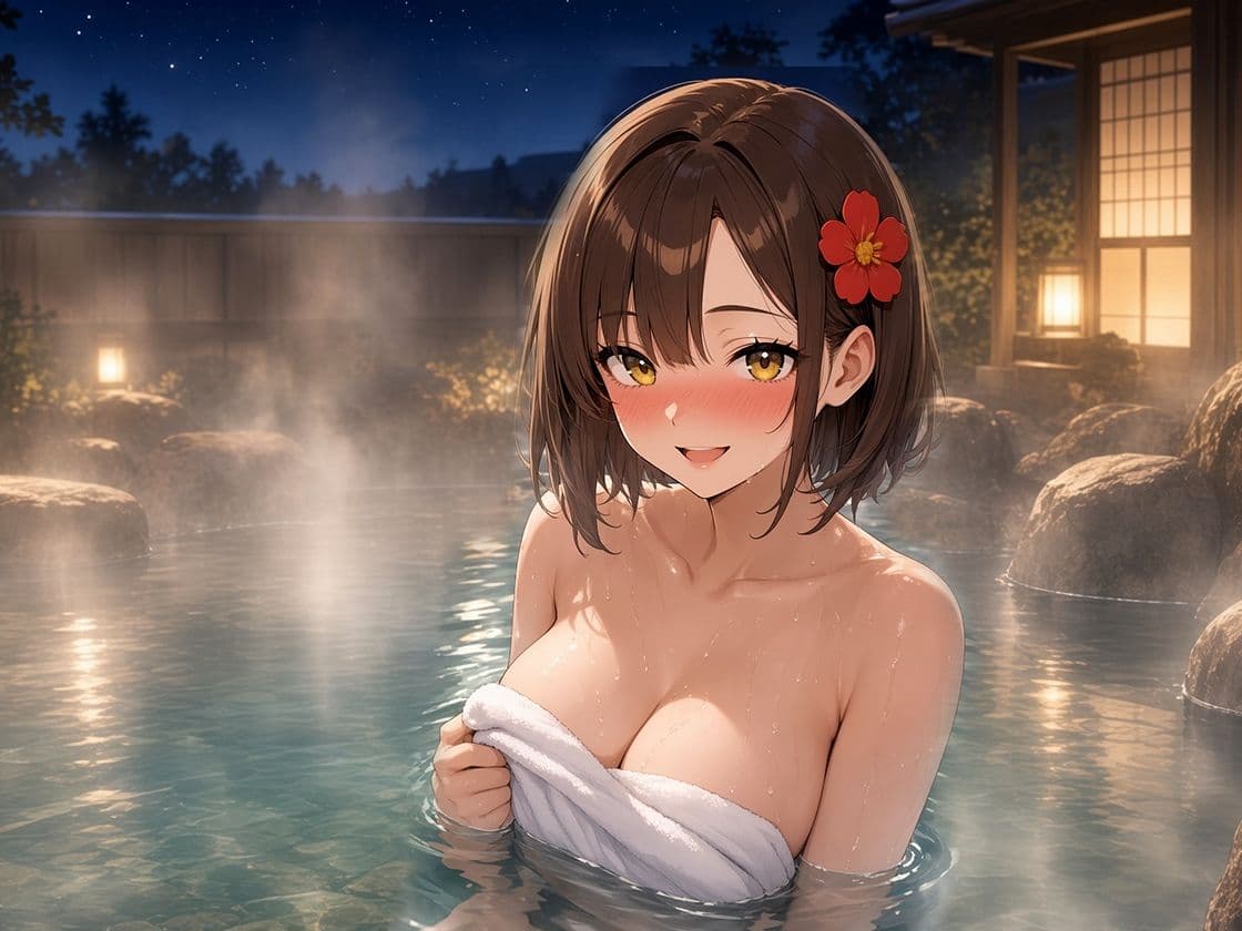 夏休みの秘密〜部活マネージャーと貸切風呂で汗だく舐めまくって朝までハメまくった温泉旅行〜 サンプル7