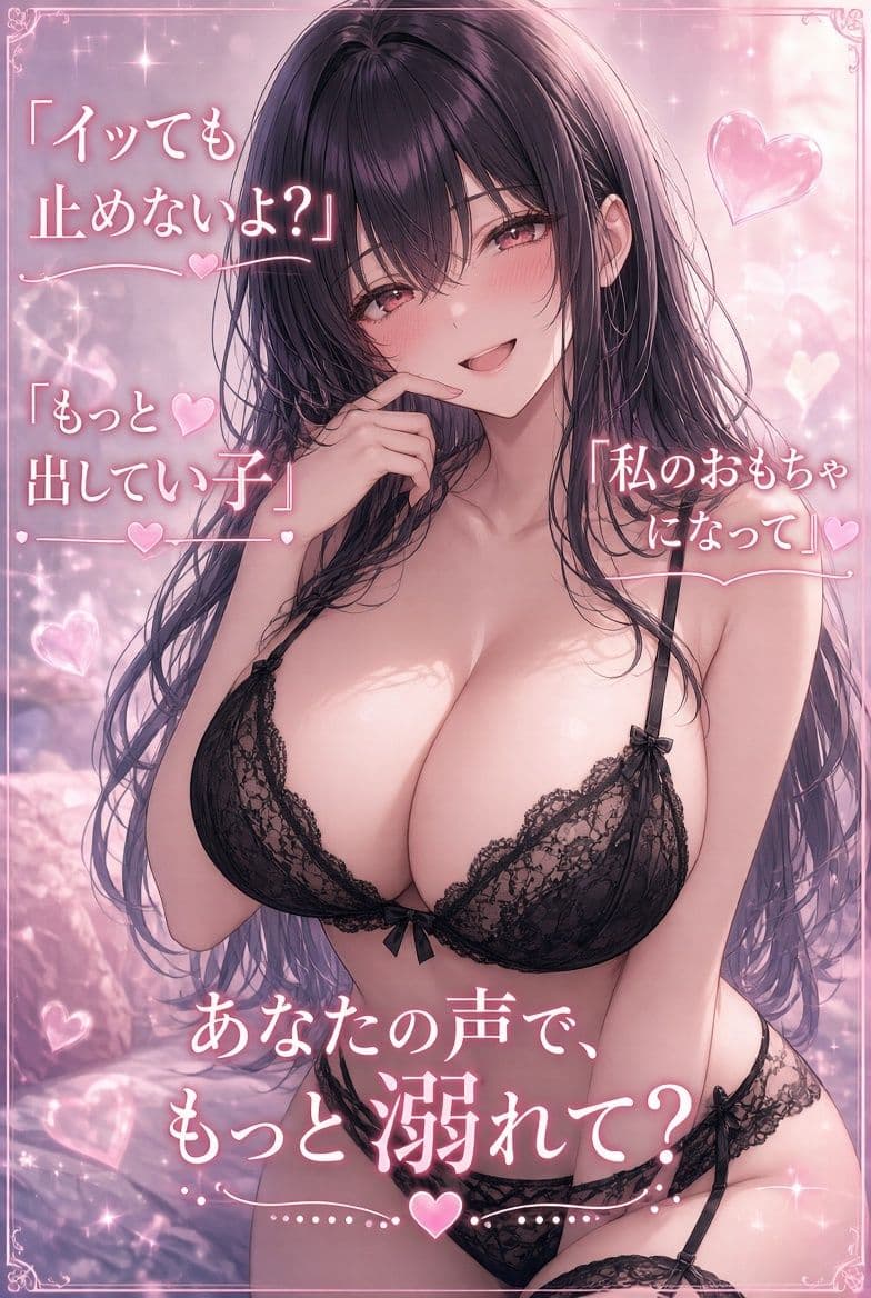 【巨乳女王様】あなたのチンポ、私のおもちゃにしてあげる（はーと） 甘々射精管理オナニーサポート サンプル1