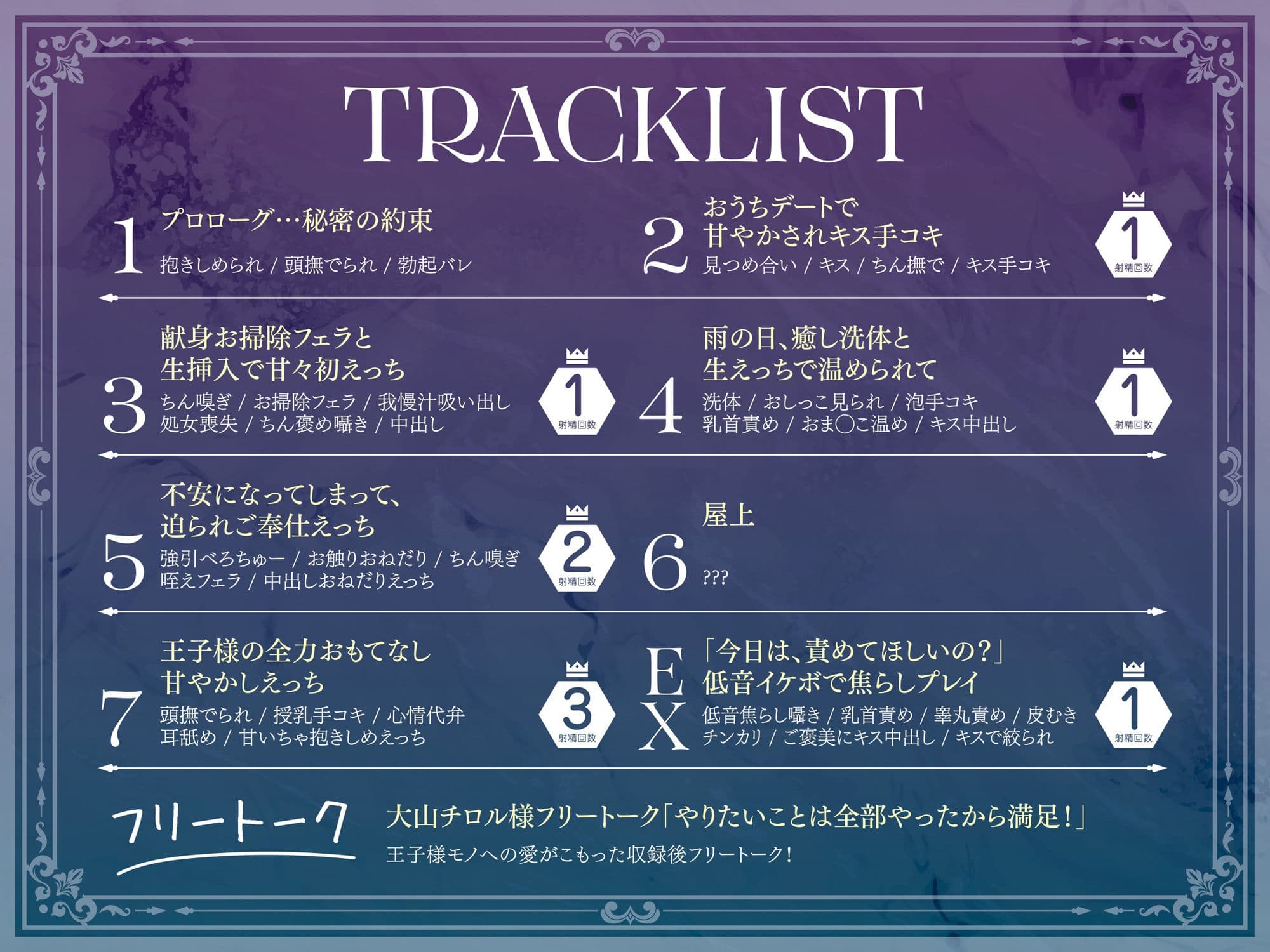 王子様系な甘々彼女と低音囁き生えっち〜甘やかしてあげるから、中に出して？〜 サンプル2