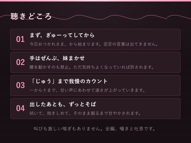 【妹×射精管理】おにいちゃんは、なんにもしなくていいの 〜甘やかされて、カウントで出させられる夜 サンプル2