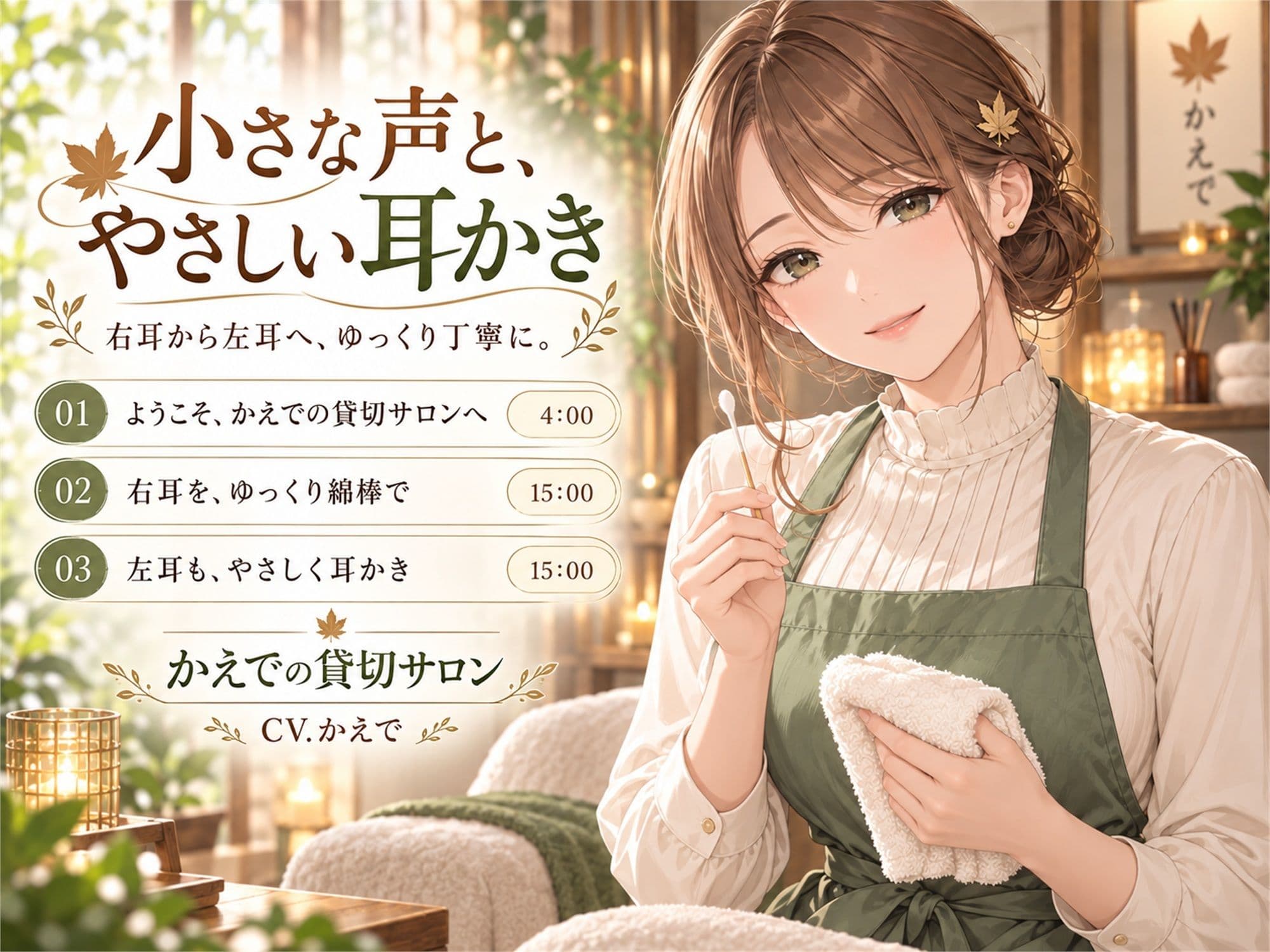 かえでの貸切サロン ― 耳かきと炭酸泡のごほうび時間 サンプル2