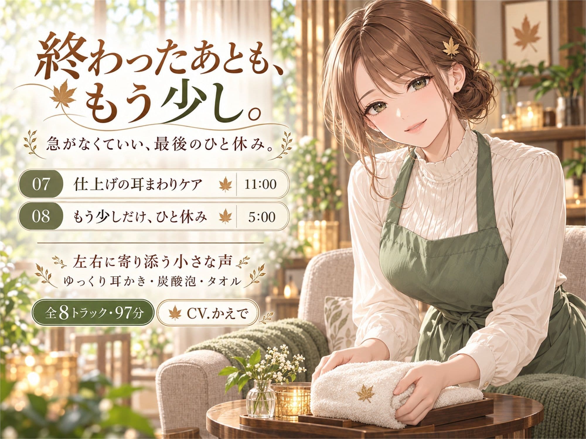 かえでの貸切サロン ― 耳かきと炭酸泡のごほうび時間 サンプル4