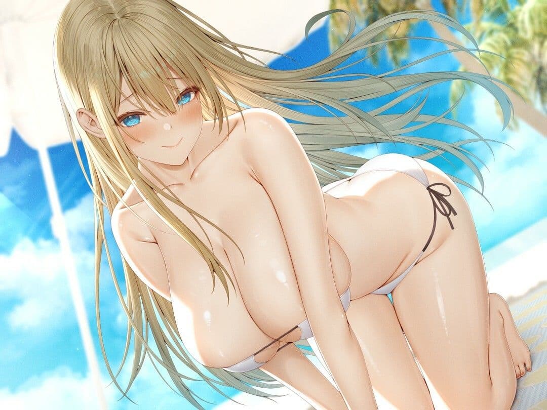 爆乳ビキニの年上の幼馴染は既成事実が作りたい〜あなただけのドスケベ豊満ボディで癒されて〜【KU100/癒し/2時間】 サンプル4