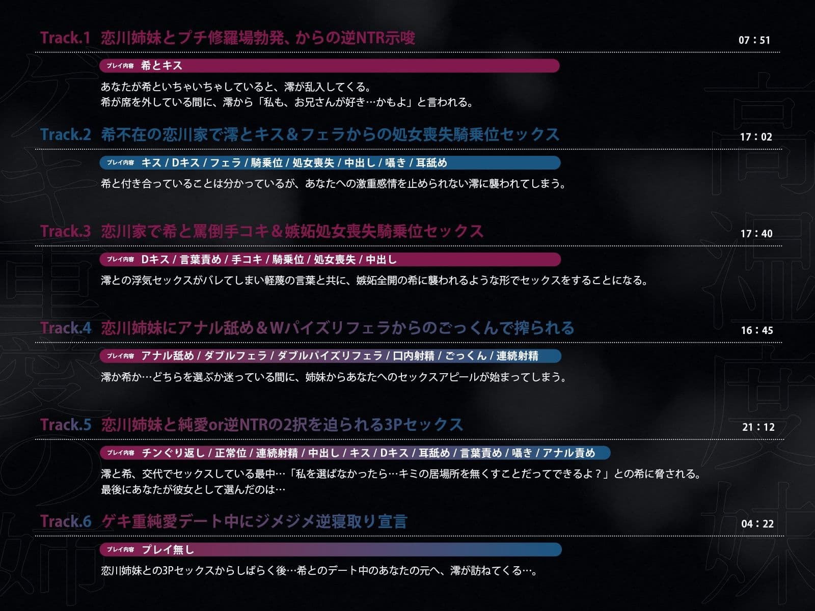 ジメジメ独占欲デカパイ姉妹逆NTR 〜ゲキ重愛の姉と高湿度妹で本命確定ザーメン搾り〜 サンプル4
