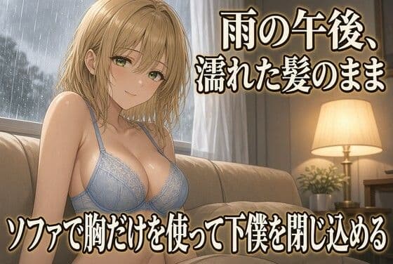 雨のソファで胸に埋められる 焦らしの夜