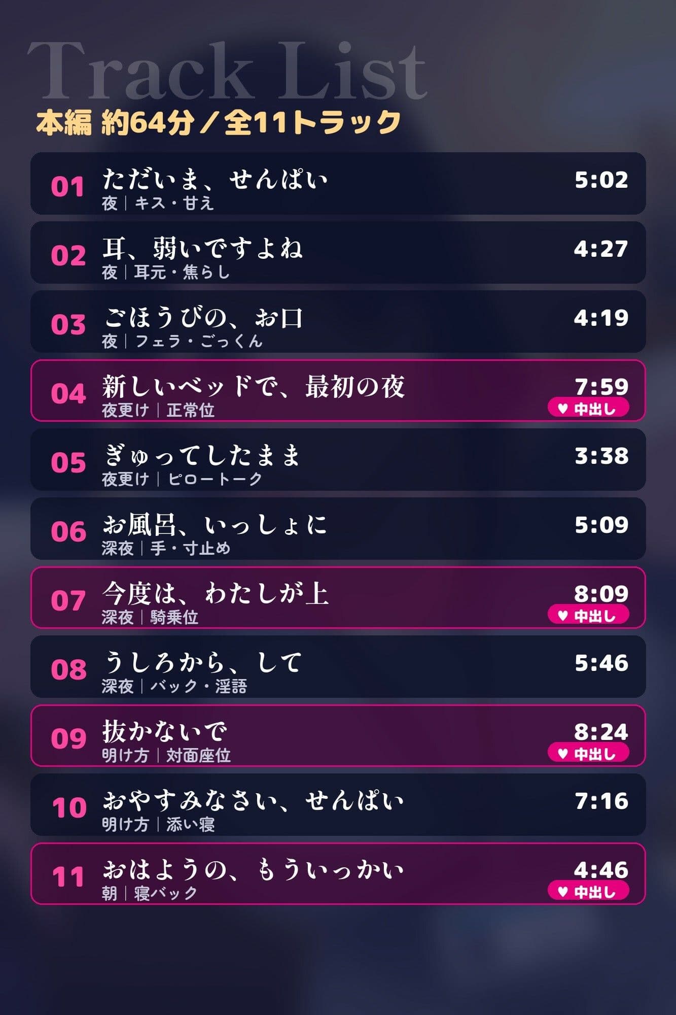 【64分・甘々中出し4回】同棲初日の夜、社会人1年目の後輩彼女が「せんぱい、今夜は寝かせてあげない」って朝まで何回もおねだりしてくる【恋人同士/ラブラブ/NTRなし】 サンプル5
