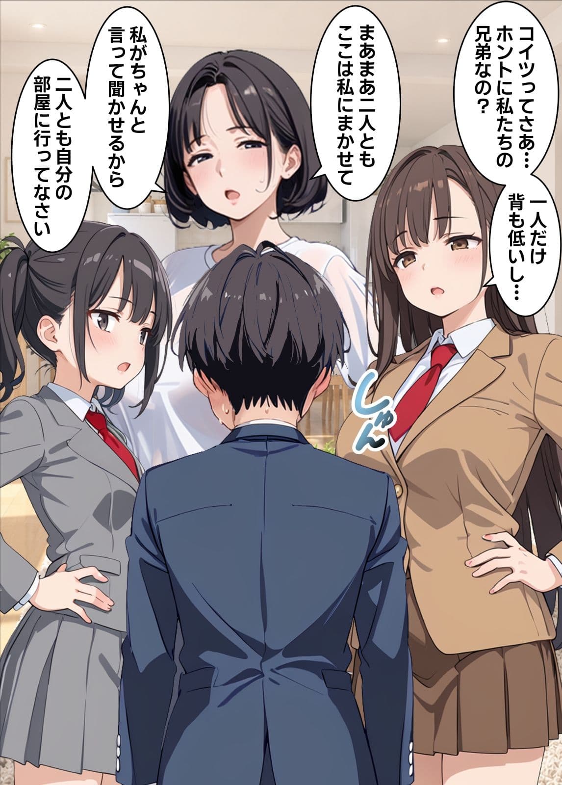 家族みんなで非モテの僕をバカにしてたのにデカチンでイカせてやったら立場が逆転したw サンプル1