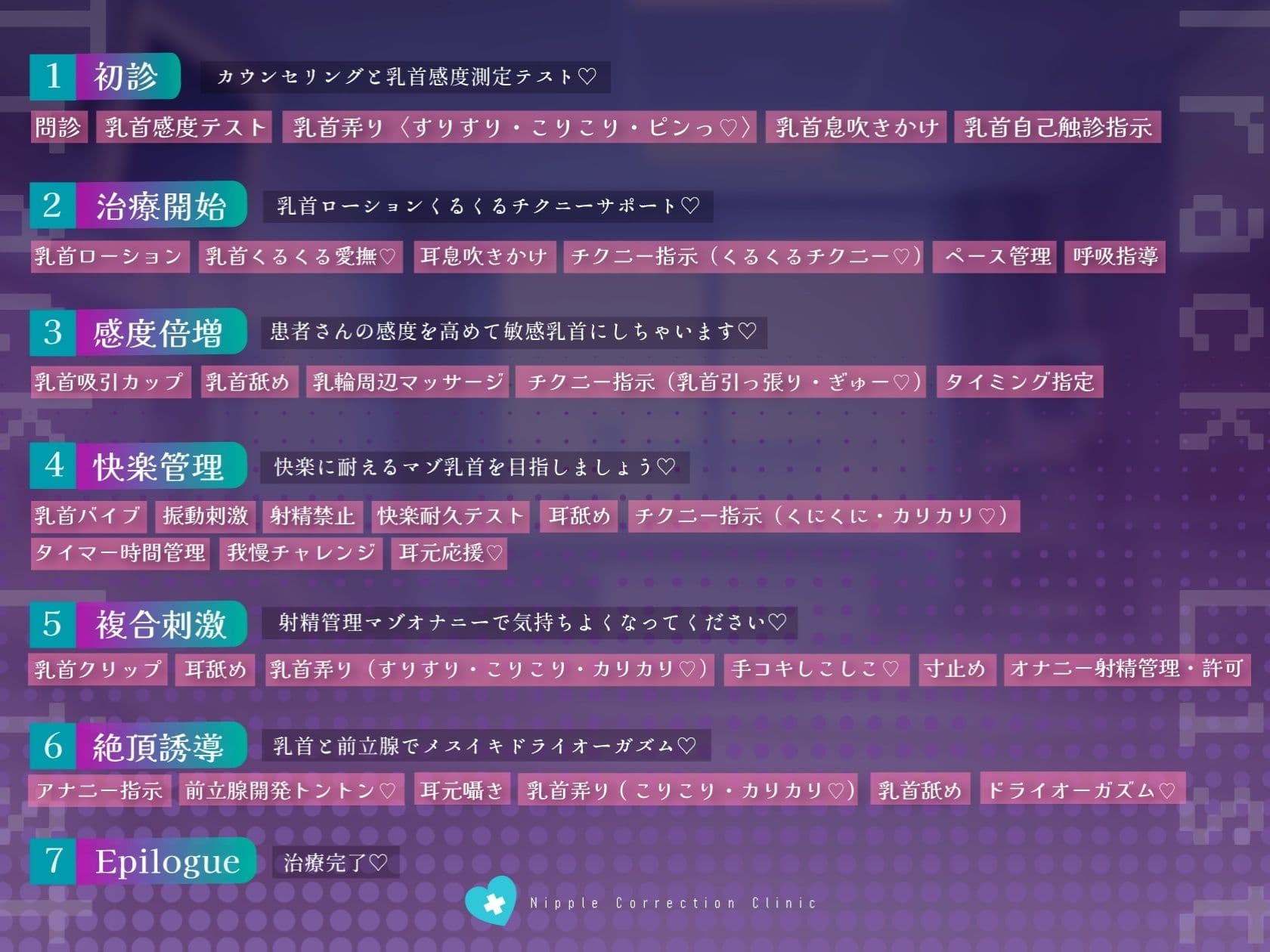 【乳首特化】乳首矯正クリニック 〜サキュバスナースのマゾ乳首治療チクニーサポート♪〜 サンプル3