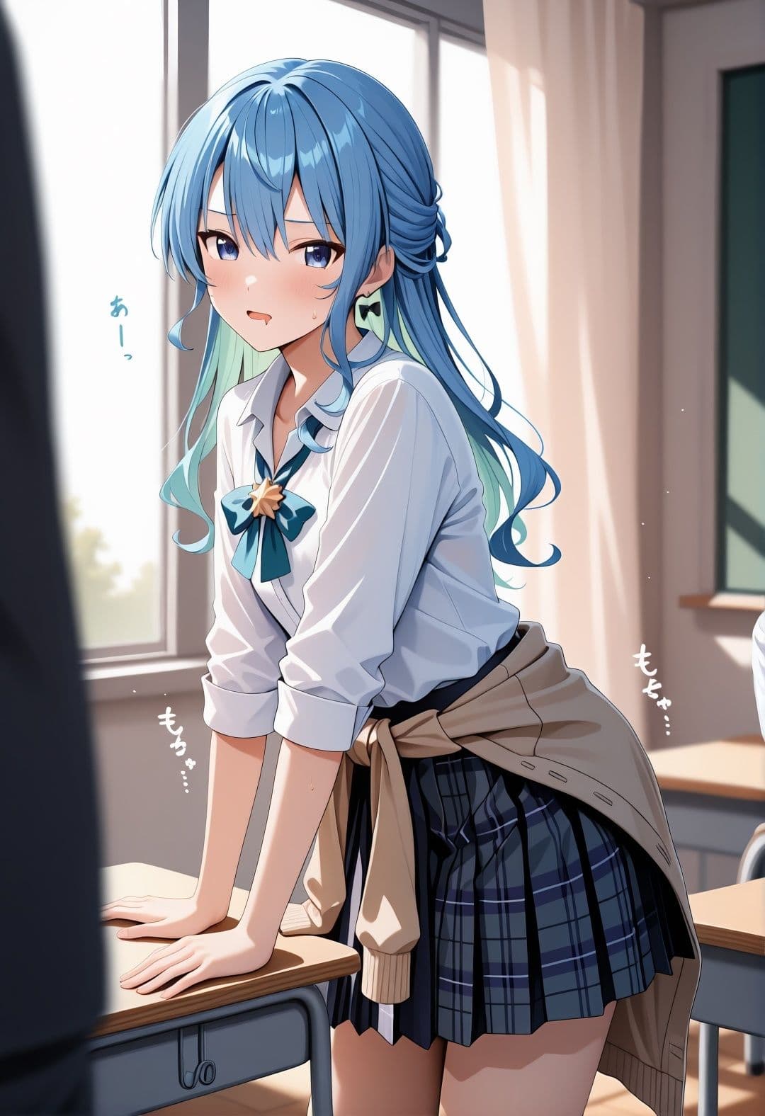 星〇す〇せい 教室・グラウンド・プールで制服&水着のまま犯●れる学校凌●CG集 サンプル3
