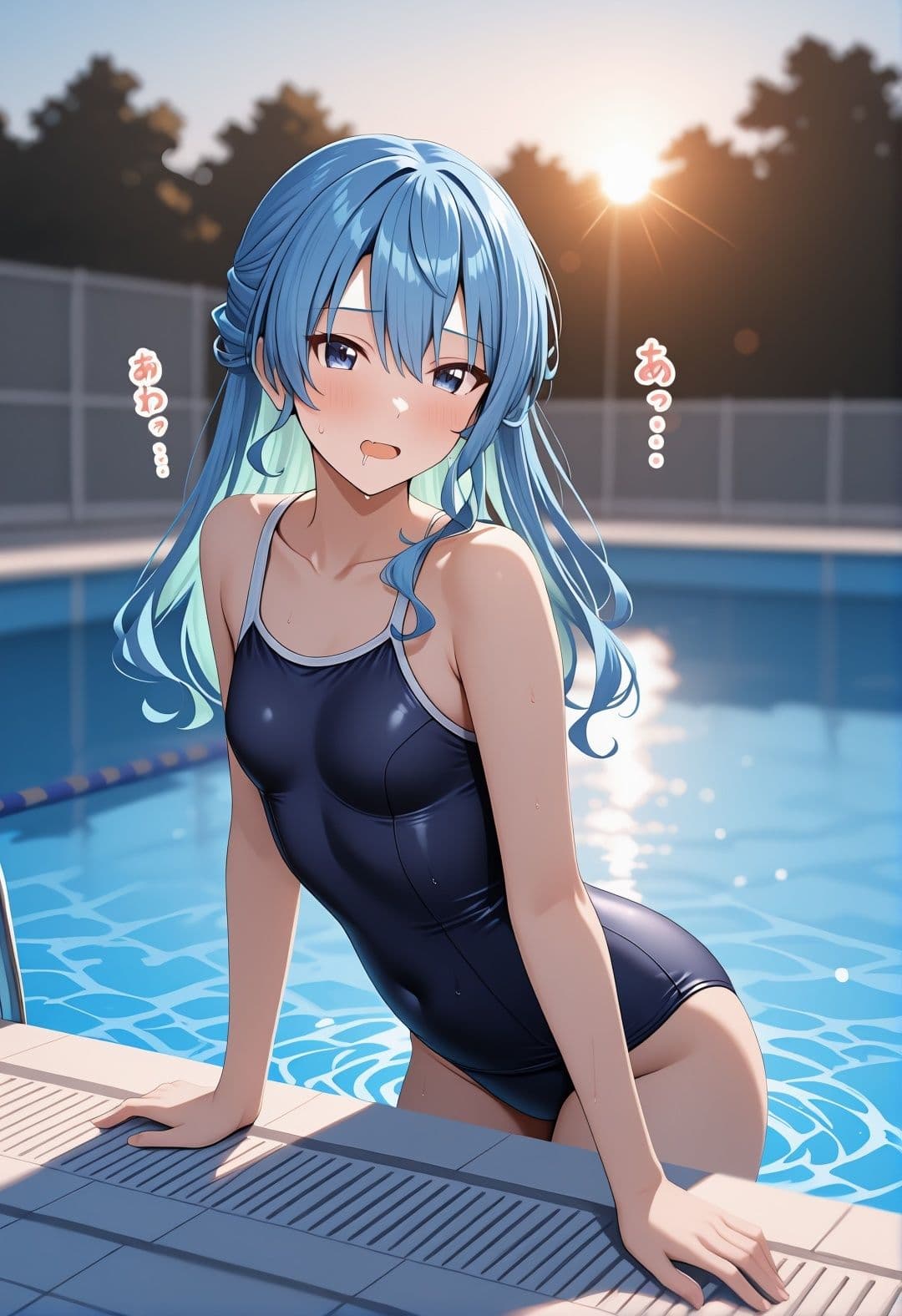 星〇す〇せい 教室・グラウンド・プールで制服&水着のまま犯●れる学校凌●CG集 サンプル6
