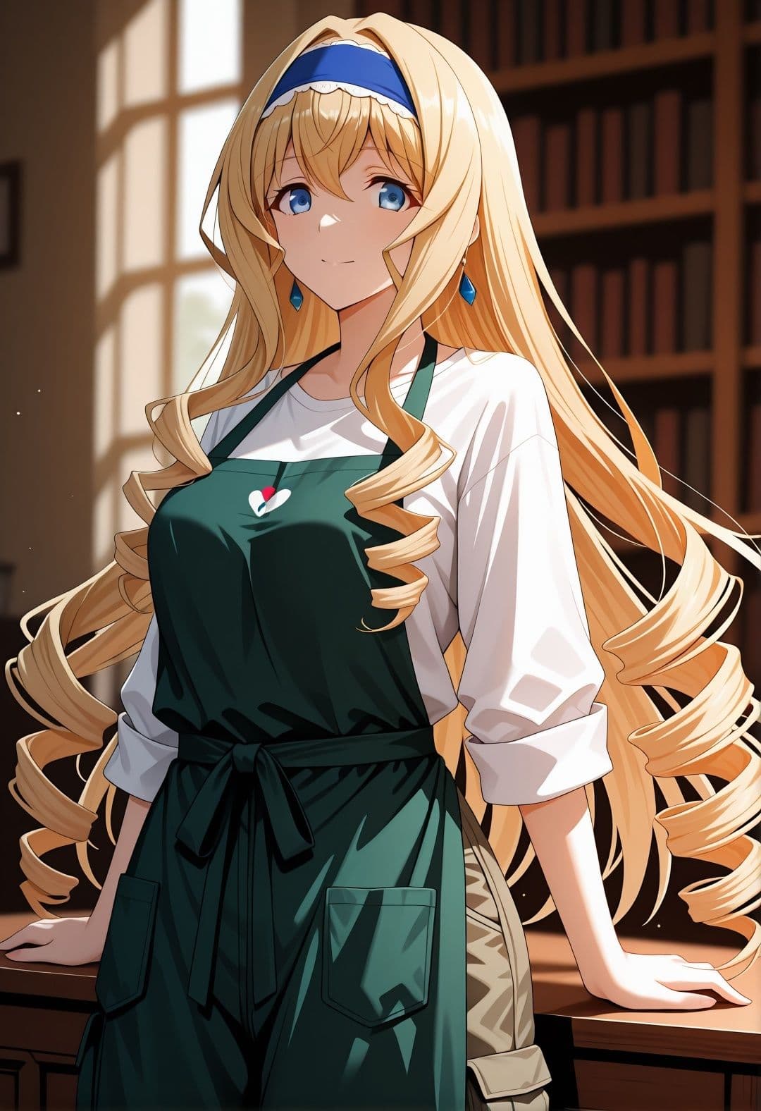 セ〇リア・オ〇コット パロディ 図書館凌● 金髪美女NTR 妊娠中出しぶっかけエロCG集 サンプル1